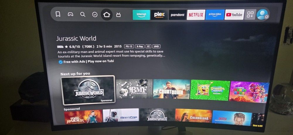 32 In Dell Curved Monitor