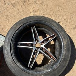 Rims 18” 5 Lug Has Scrapes/dings -Tires Are Bad