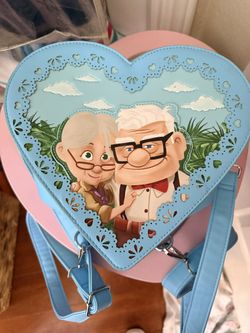 Lounge Fly Heart Shaped Purse/Backpack “UP”