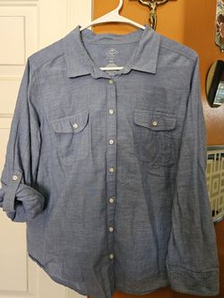 Light Blue Long Sleeve Shirt