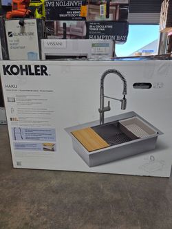 Kohler
Kohler Haku Dual Mount Workstation Kitchen Sink Kit