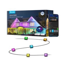 GOVEE 100ft RGBIC Permanent Outdoor Lights with 72 Lights (White)