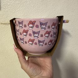 Kuromi ramen Bowl 