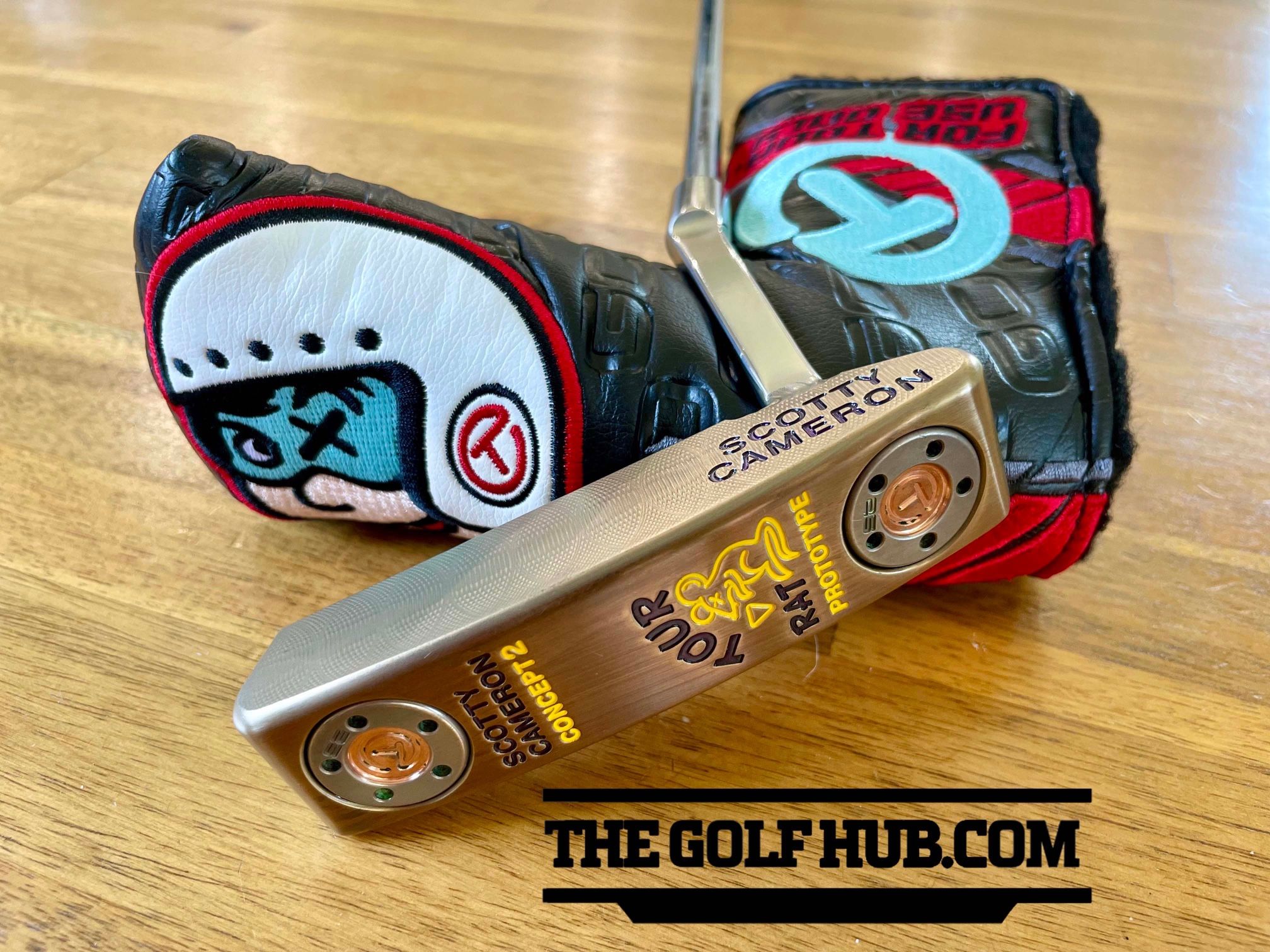 *NICE* Scotty Cameron Circle T Tour Rat 2 Prototype Concept 2 33in Putter- Chromatic / Welded Mid Slant Neck πβ¨