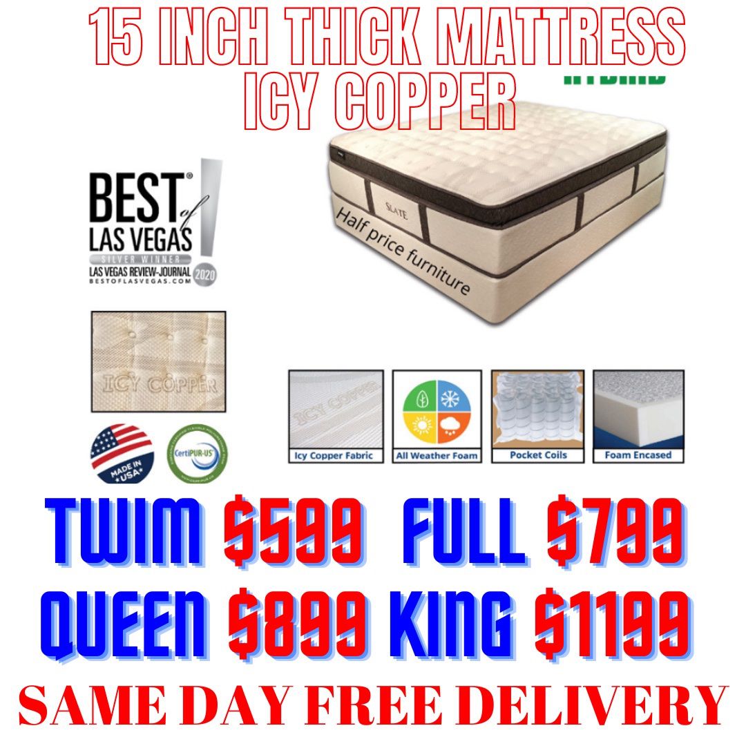 Thick Mattress On Sale FREE DELIVERY SAME DAY 
