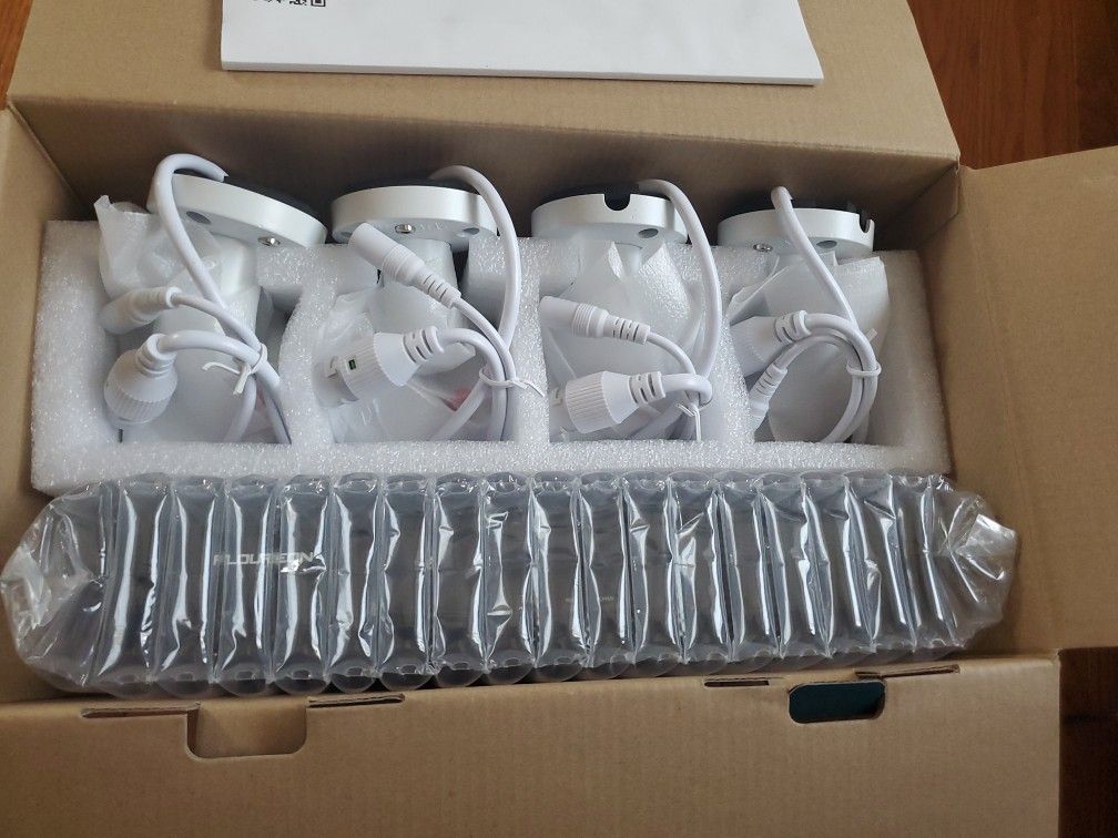 4pcs Security Cameras