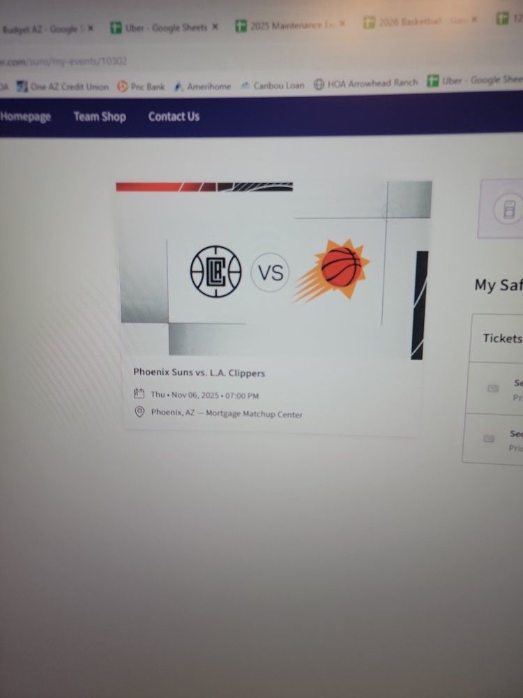 Phoenix Suns Vs La Clippers