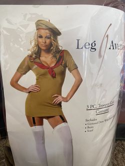 Leg Avenue Trooper Girl Outfit Size Large