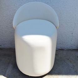 Round Soft Cushion Makeup ChairModern Vanity Dressing Chair
