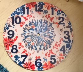 Colorful wall clock