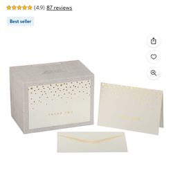 Thank You Cards 148pcs 