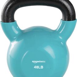 40lb Blue Vinyl Kettlebell  Selling $1 per pound Shipping and Local Pick Up Brand New Open Box Original retail $63 We are selling for $40 Check out Ma