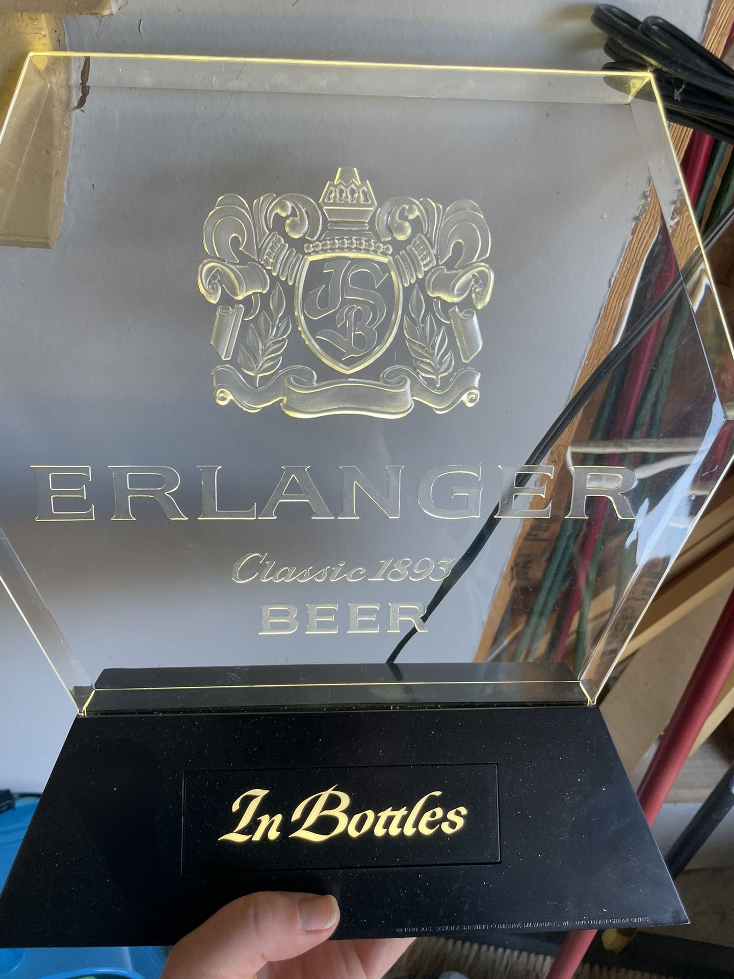 Erlanger Beer Light Up Sign