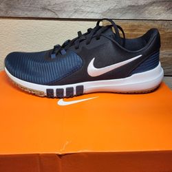 *NEW* Nike Flex Control TR4 Black/White-Deep Ocean Size Men's 12  with Box