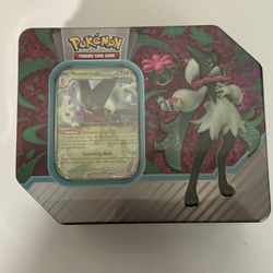 Pokemon Paldea Partners Meowscarada EX Tin