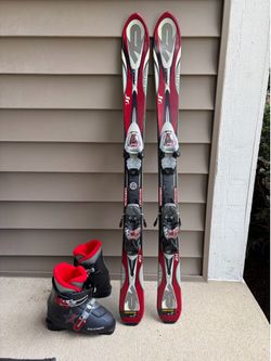 K2 Kids Jr. Skis with Boots & Bindings