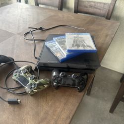 PS4 plus games and controllers