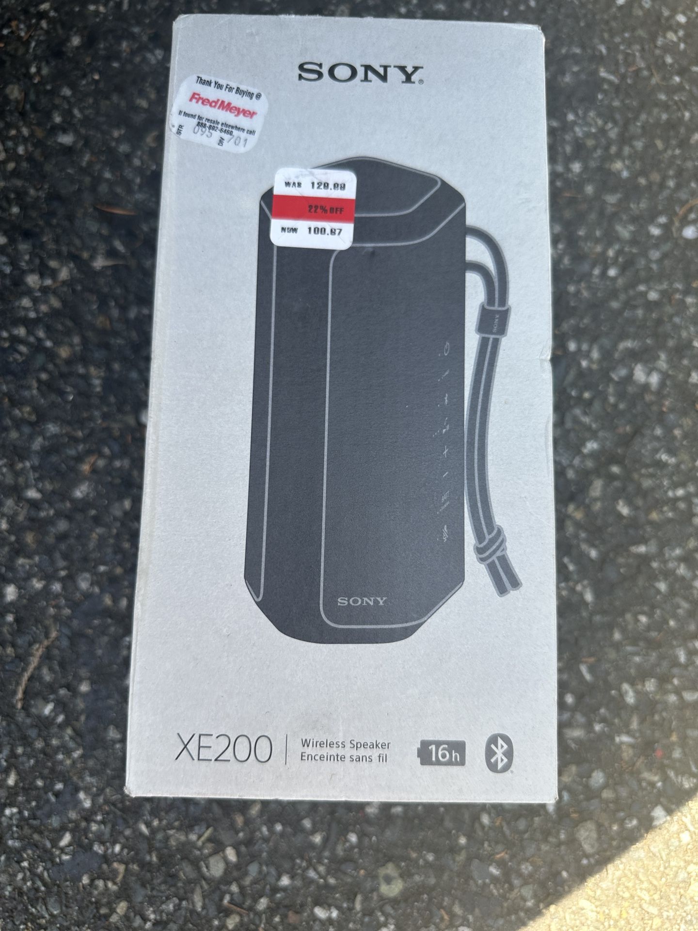 Sony Bluetooth Speaker