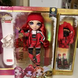 Rainbow High Winter Break Ruby Anderson – Red Fashion Doll NEW