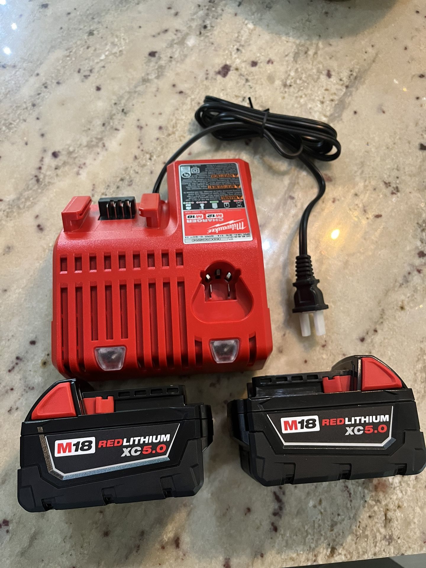 Milwaukee M18 Battery And Dual Charger Kit