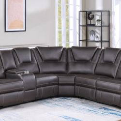 Sectional Manual Recliner.  New In Box.  Check Descripción 