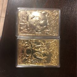Discounted Gold Plated 14karot Pokemon Cards