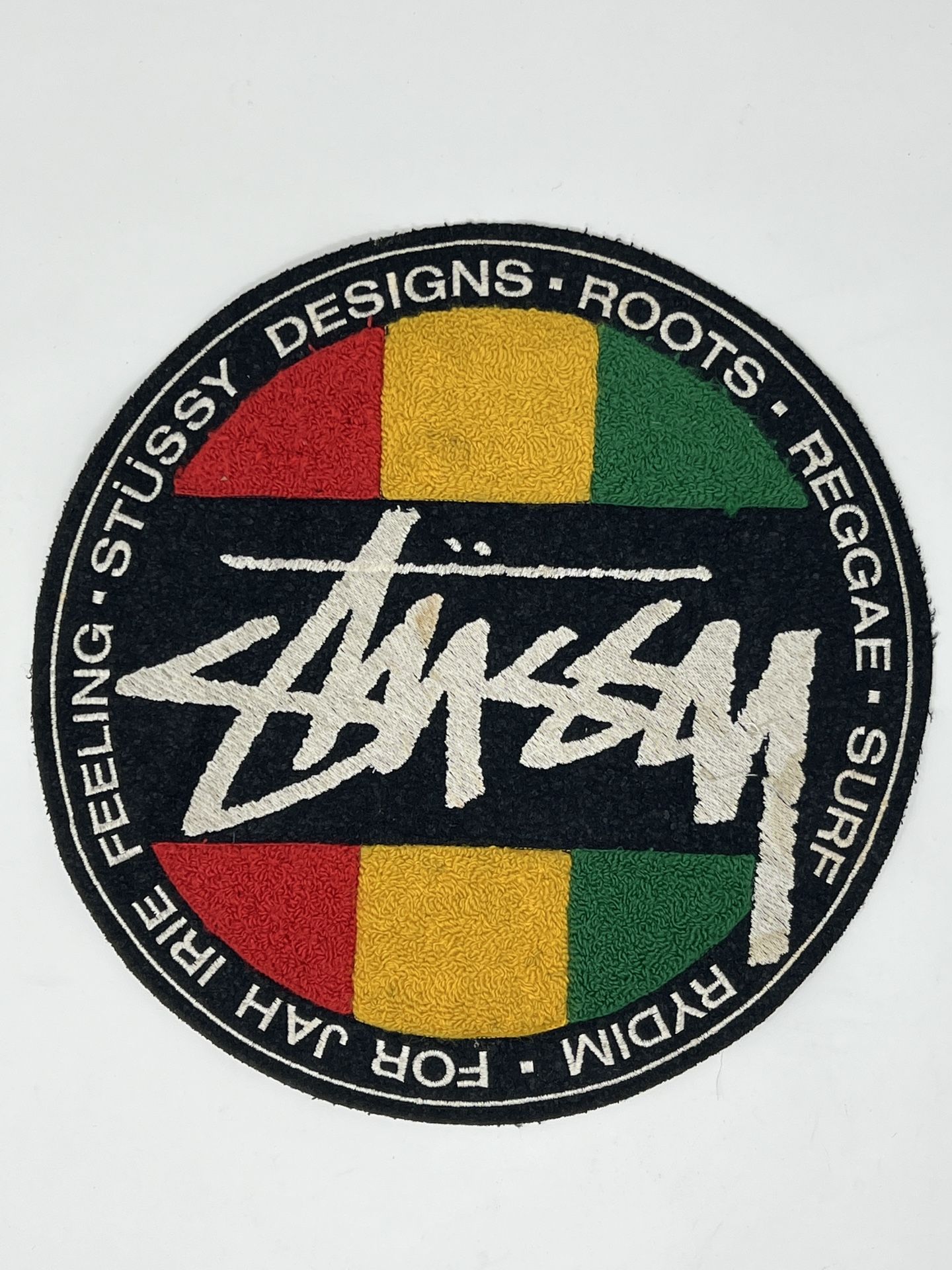 *1988 VERY RARE STUSSY HOMEBOY 1ST LETTERMAN VARSITY CHENILLE PATCH 11.5”
