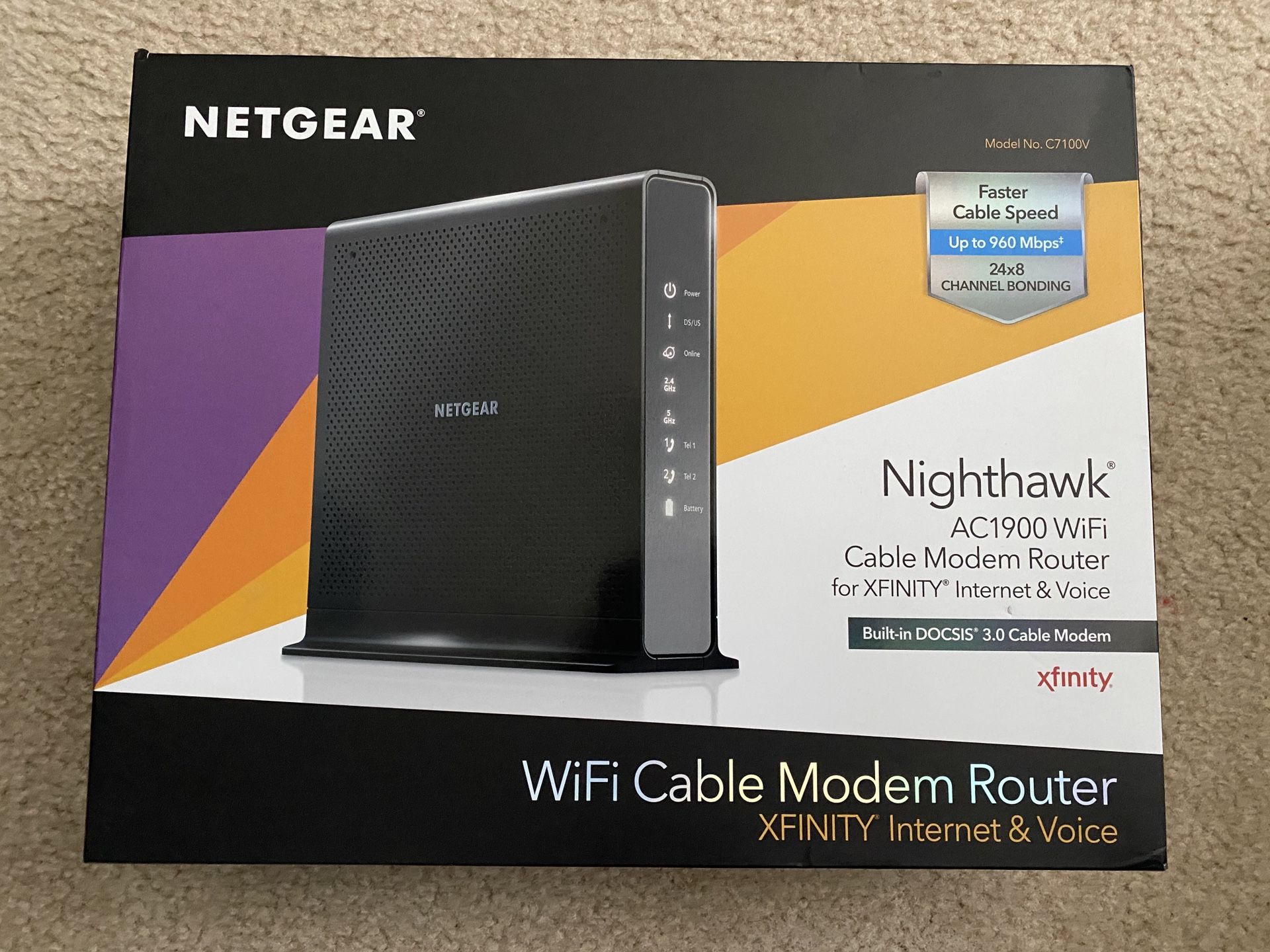 Netgear Nighthawk Cable Modem Router