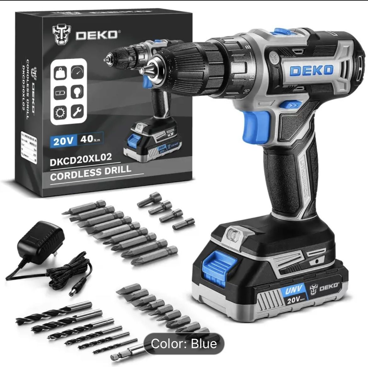 Portable 12V Car Jump Starter Power Bank with Digital Display, USB Charging,