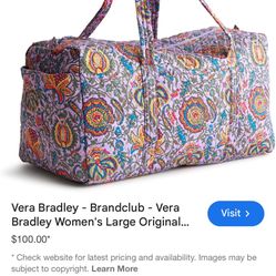 Vera Bradley XL Duffle Bag 