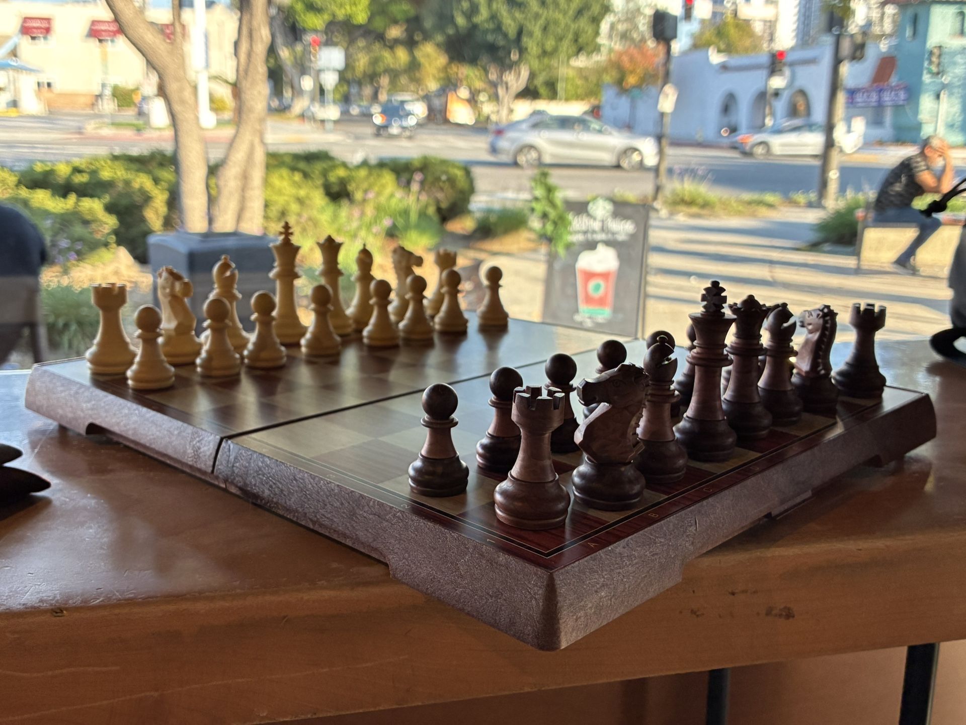Chess set folding brand new in box
