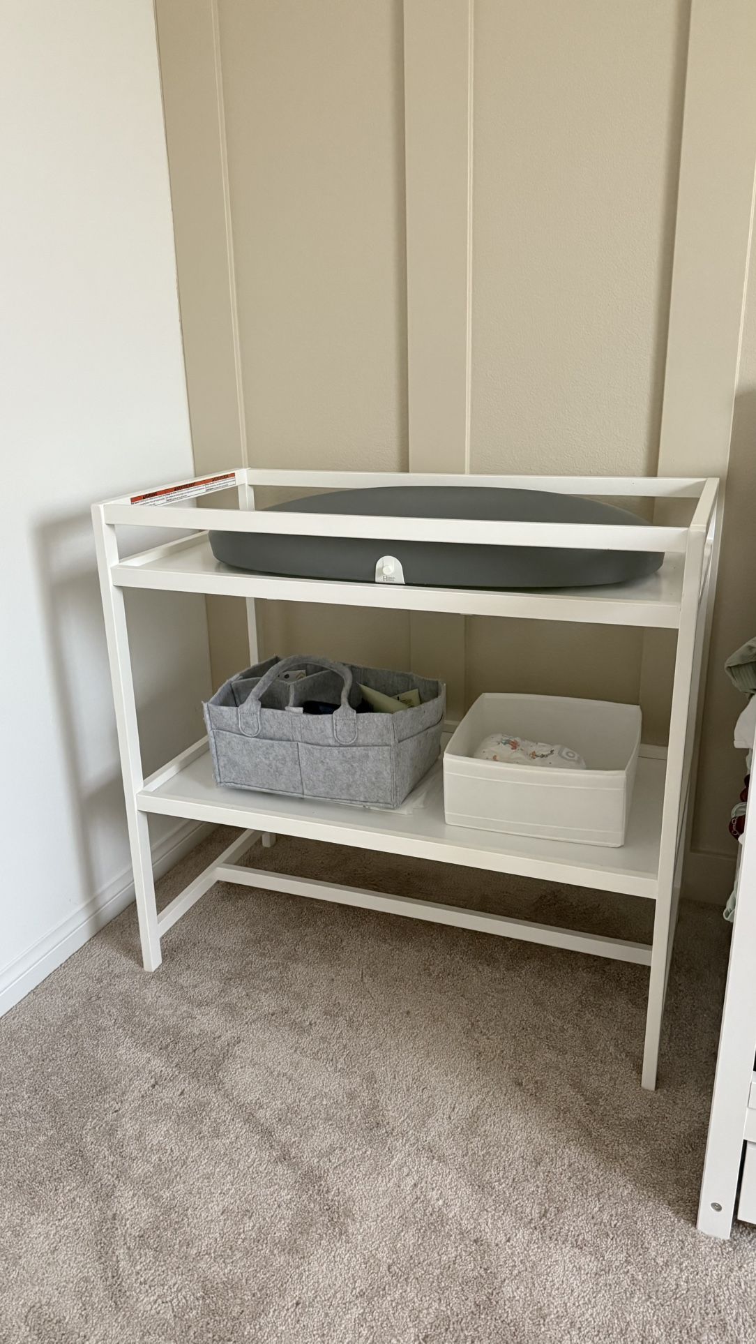 Baby changing table
