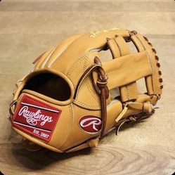 Custom Rawlings ProTT2-1 Heart Of The Hide Baseball Glove 11.5" Japan Tan RHT