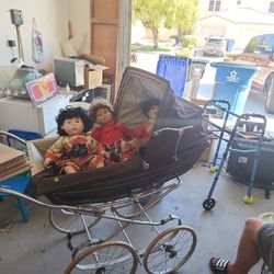 Antique Baby Stroller 