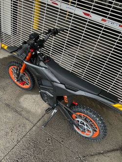 4000W Mini Electric Dirt Bike (Pit Bike Style), Pops Wheelies, Heavy Duty Frame and Suspension/Chain Drive Motor