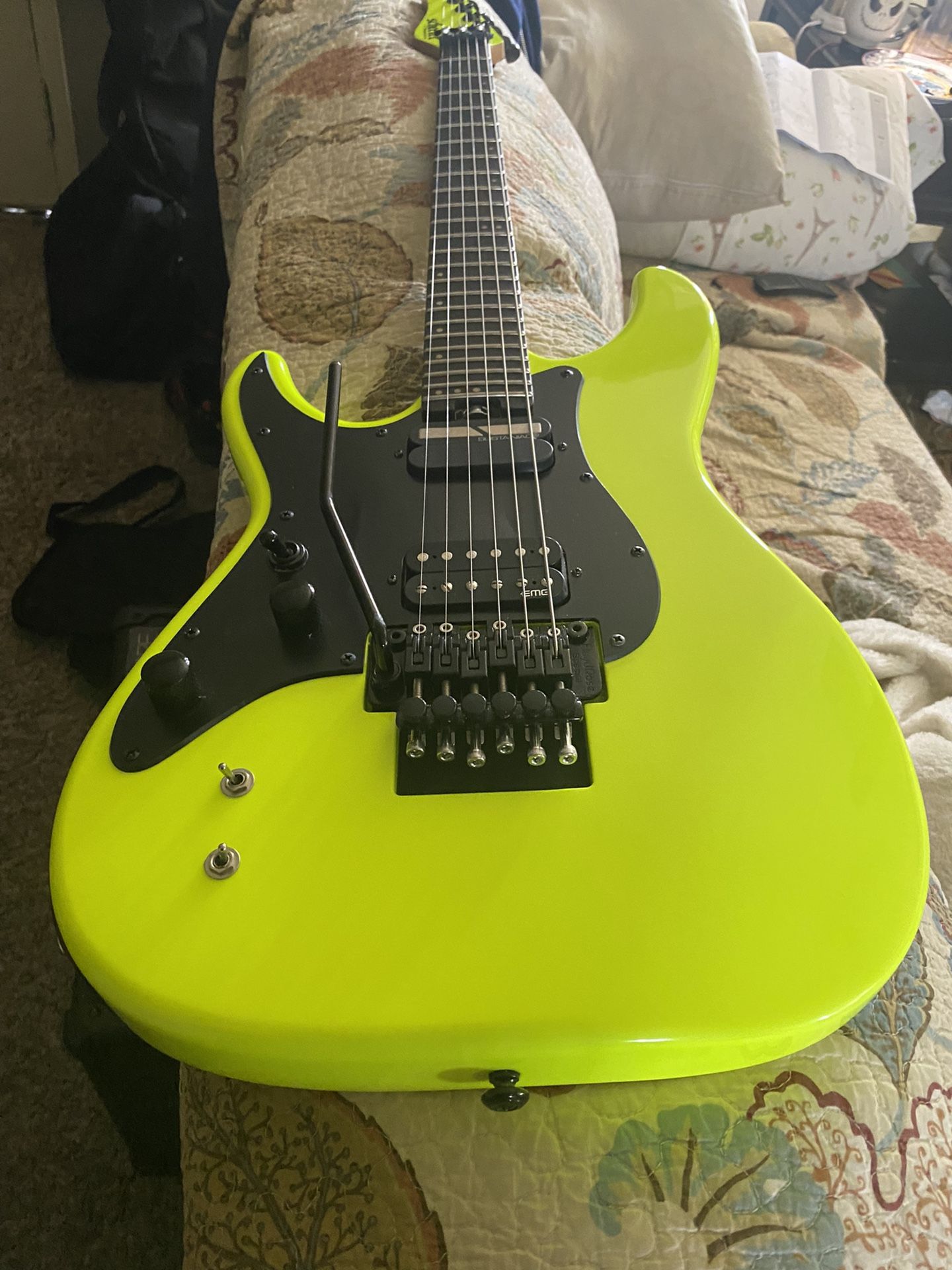 Left handed Sun Valley Super Shredder FR S HH Sustainiac with Floyd Rose