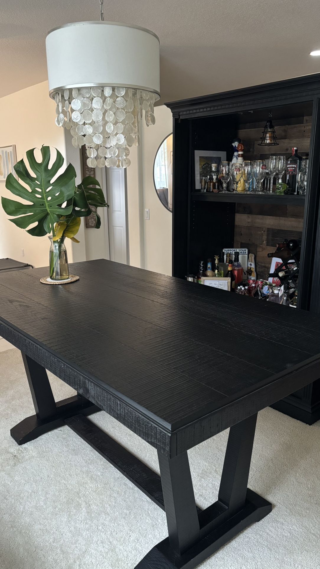 Dining Room Table, Bench & 4 Chairs