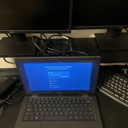Home Office Bundle – Dell Laptop, Dual Monitors, Keyboard & Mouse - $300 OBO