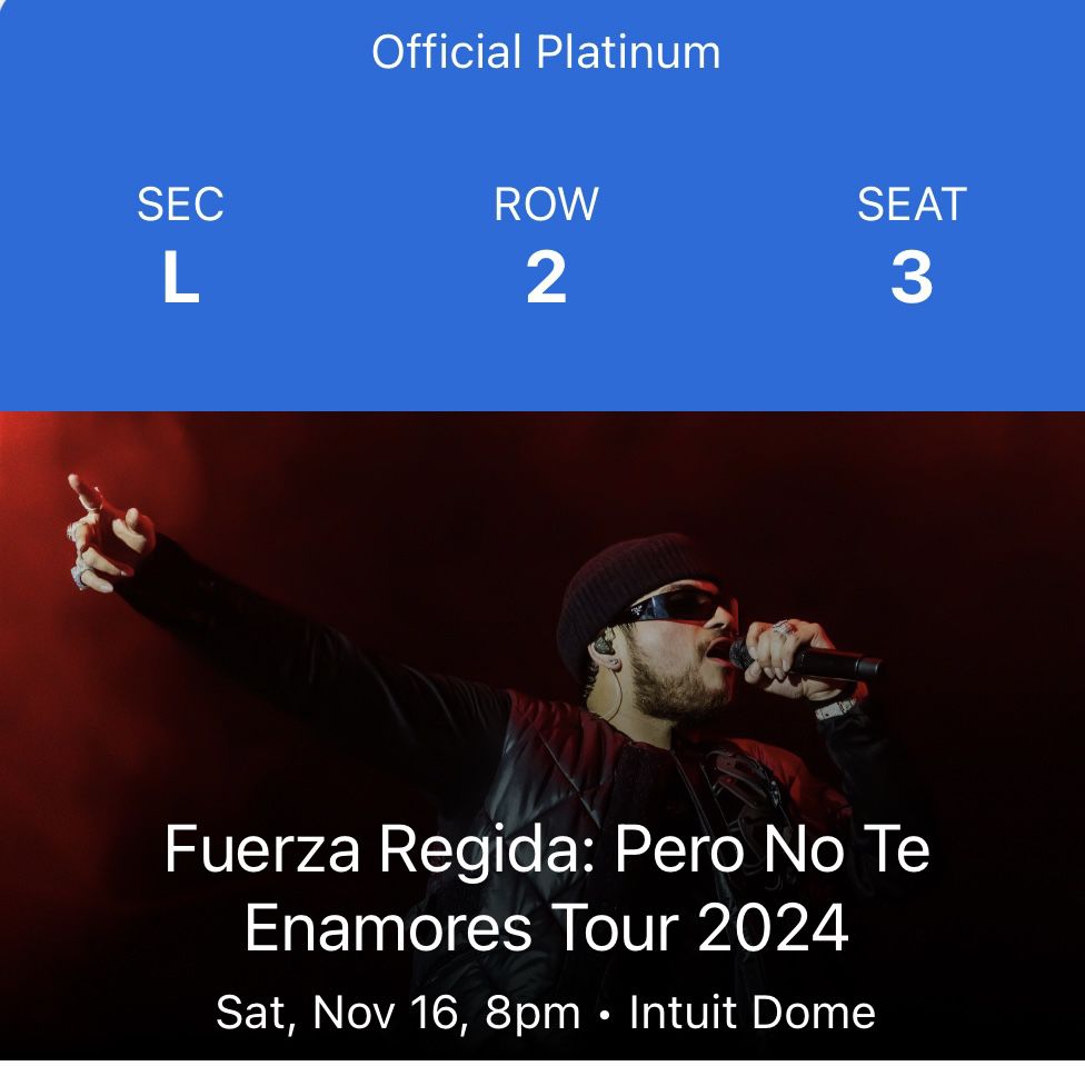 Fuerza Regida Tickets 