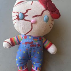 Hello Kitty Chucky Child's Play 9" inch Plush Stuffed Doll Japanese