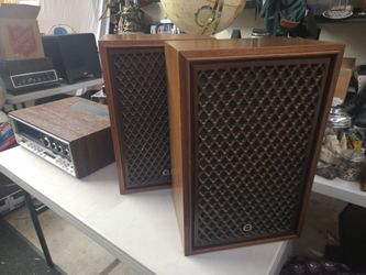 Vintage Pioneer QX 8000 Stereo receiver with Sansui speakers