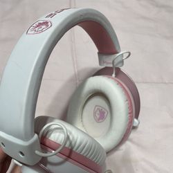 SADES Angel Edition Pink headphone Set w Mic 