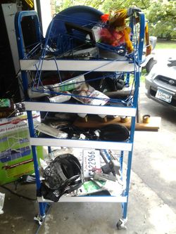Commercial adjustable steel rolling rack