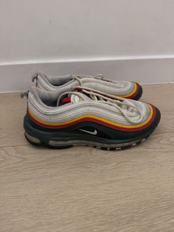 Nike Air Max 97 SE Ratatouille White Evergreen Size 8.5 Sneakers CK0224-100