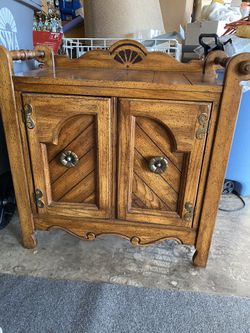 Vintage cabinet with mirror