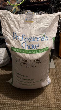 2 x 50 lb Bags of TALL FESCUE - Marathon Ultra - High Quality Grass Seed  - Unopened - NOT EXPIRED - Price per 50 lb