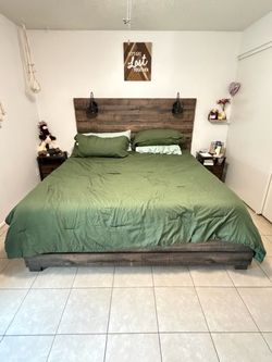 King sized bed