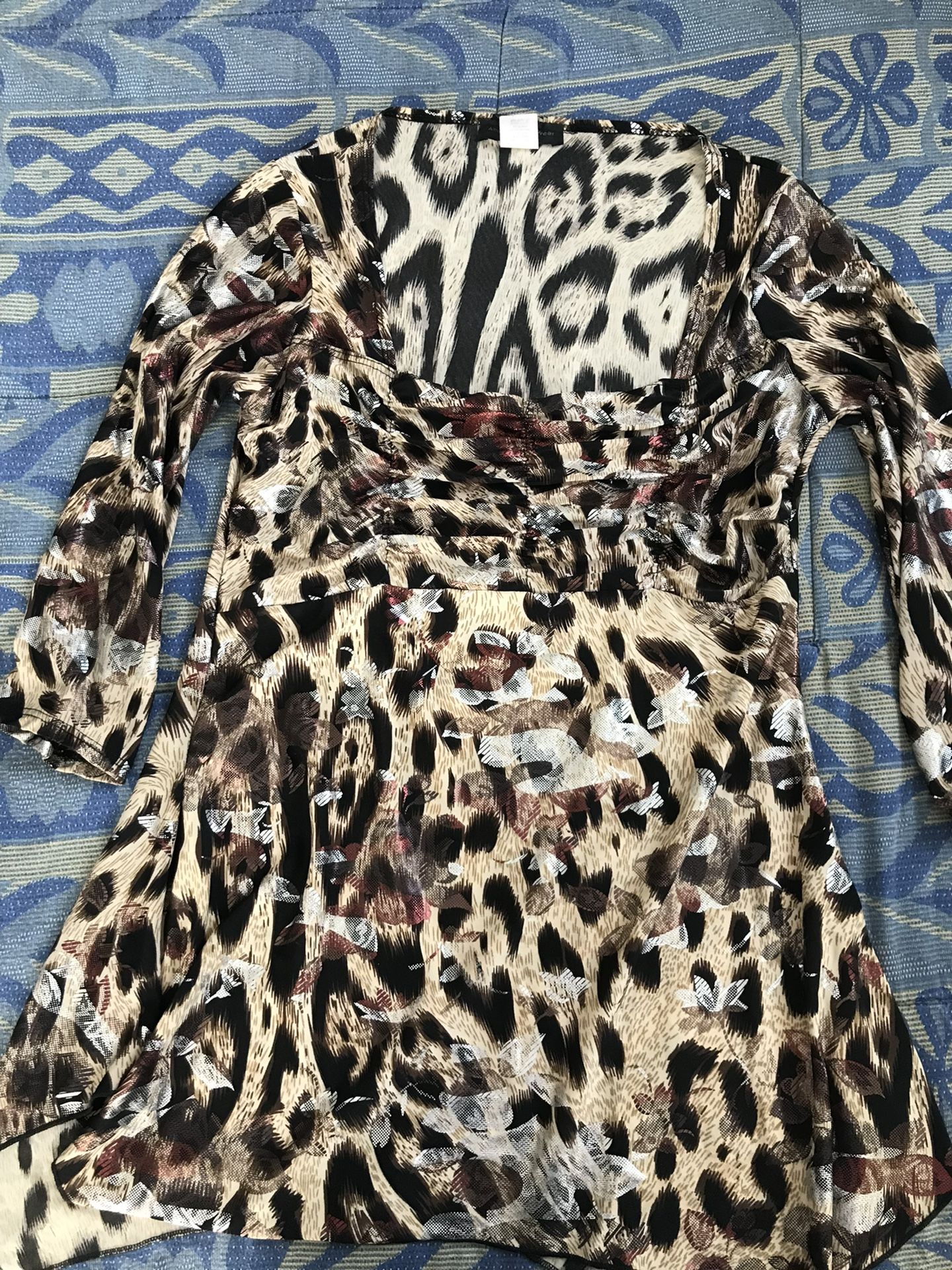 Leopard Tunic Blouse