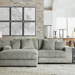 ⚡Ask 👉Sectional, Sofa, Couch, Loveseat, Living Room Set, Ottoman, Recliner, Chair, Sleeper. 

👉Lindyn Fog 2-Piece LAF Sofa Chaise