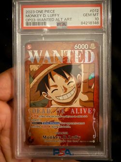 One Piece Luffy PSA 10